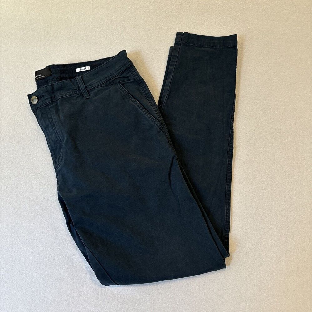 Zara Man "Break" 38x32 BLUE Pants Stretch Slim Fit EXCELLENT & Soft ~ FAST Ship - Picture 7 of 8